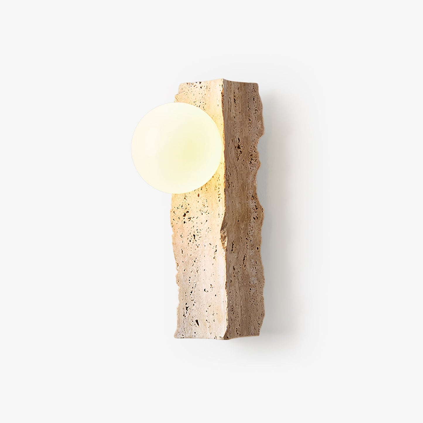 Elnoren Organic Travertine Wall Light