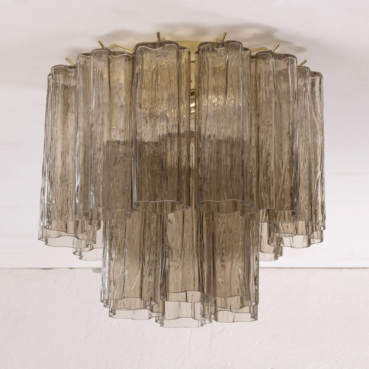 Aurora Tubes Ceiling Lamp Pink Waterfall Style