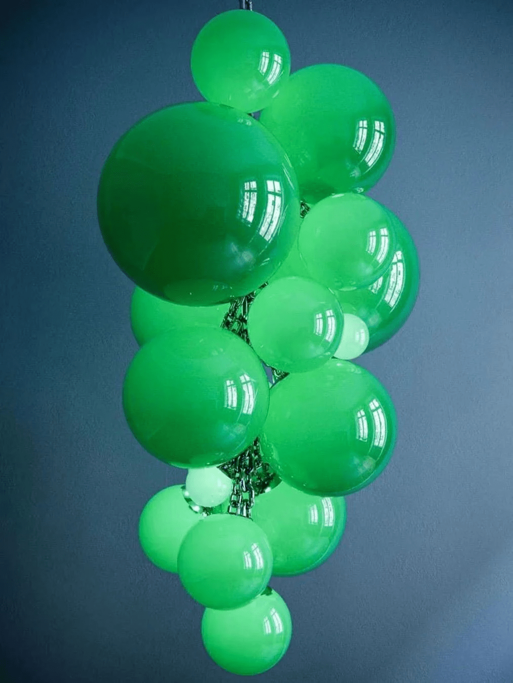 Aurora Chandelier Murano Glass Grape Cluster Art Deco