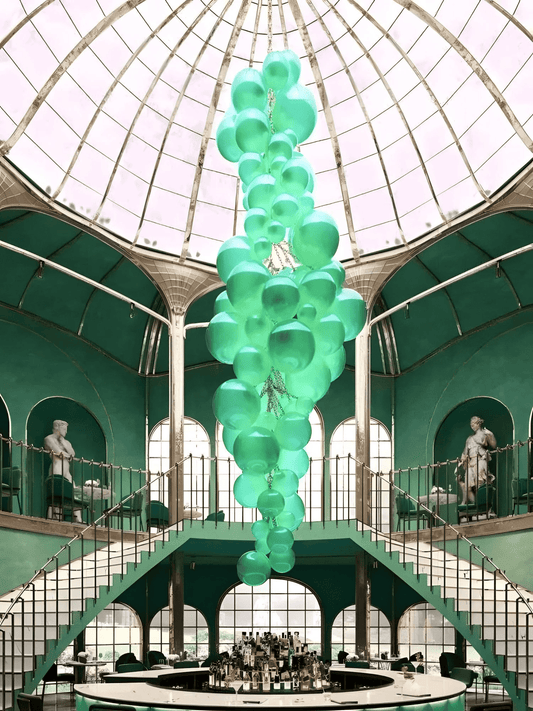 Aurora Chandelier Murano Glass Grape Cluster Art Deco