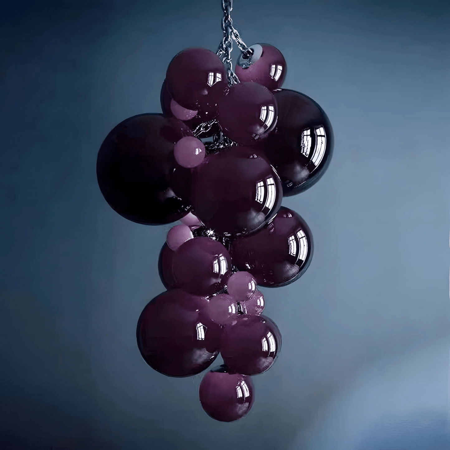 Aurora Chandelier Murano Glass Grape Cluster Art Deco