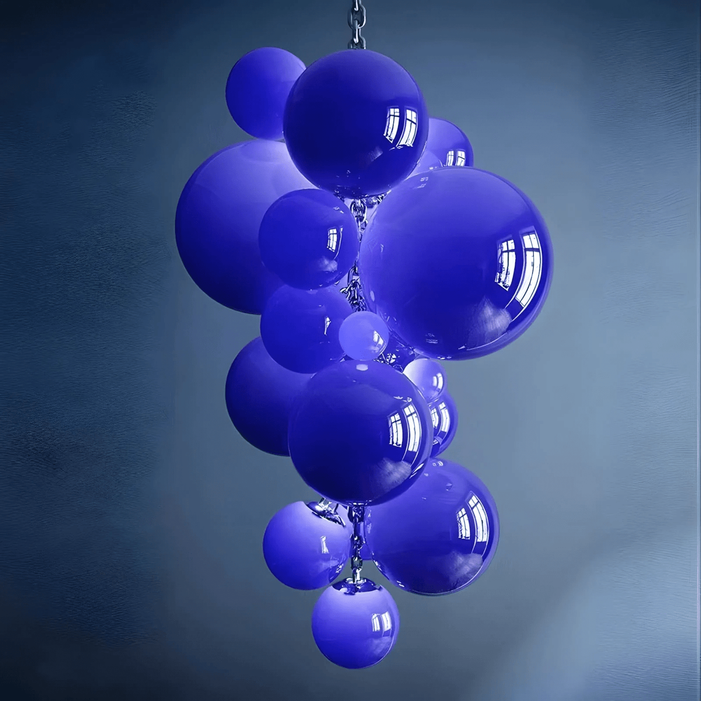 Aurora Chandelier Murano Glass Grape Cluster Art Deco