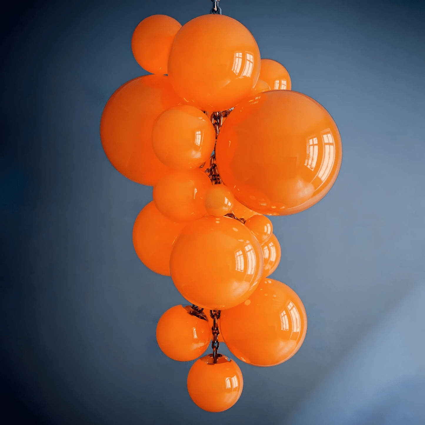 Aurora Chandelier Murano Glass Grape Cluster Art Deco