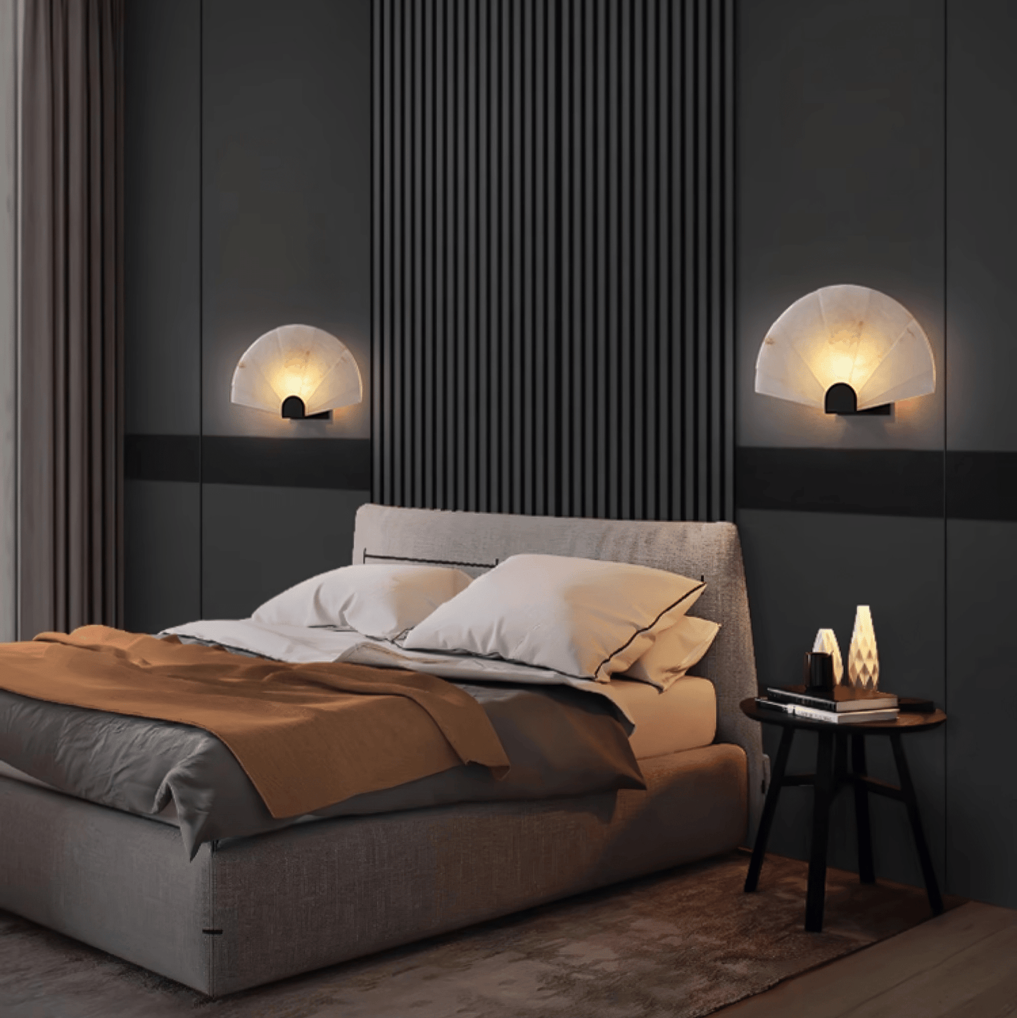 Aurelia Minimalist Alabaster Wall Light