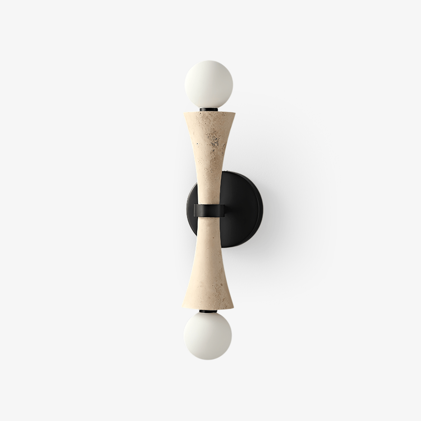 Oloriel Sculptural Travertine Wall Light