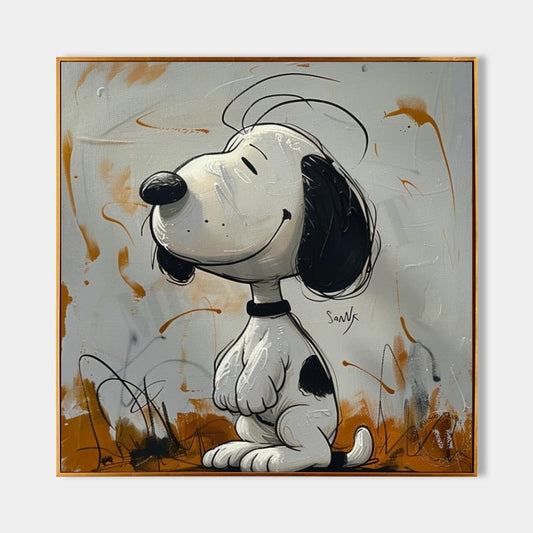 Snoopy Abstract Graffiti Art