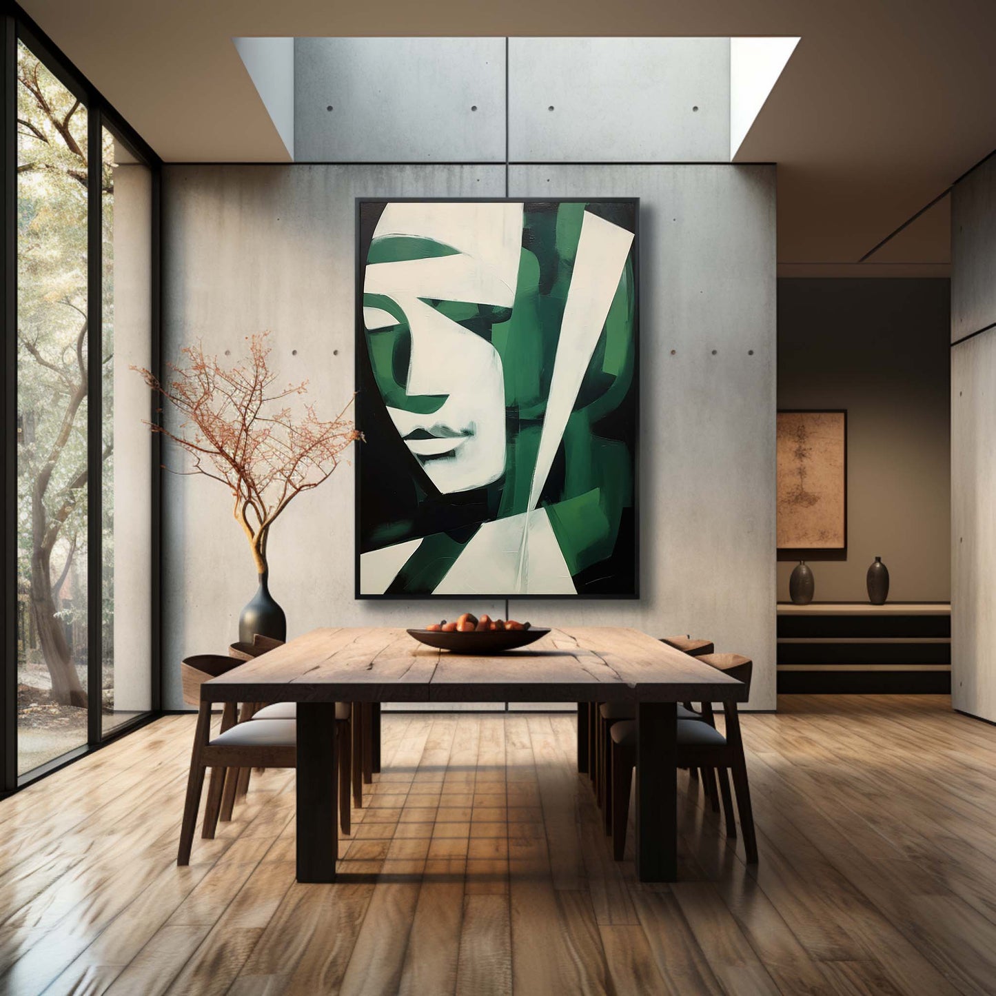 Jade Contemporary Minimalist Wall Art