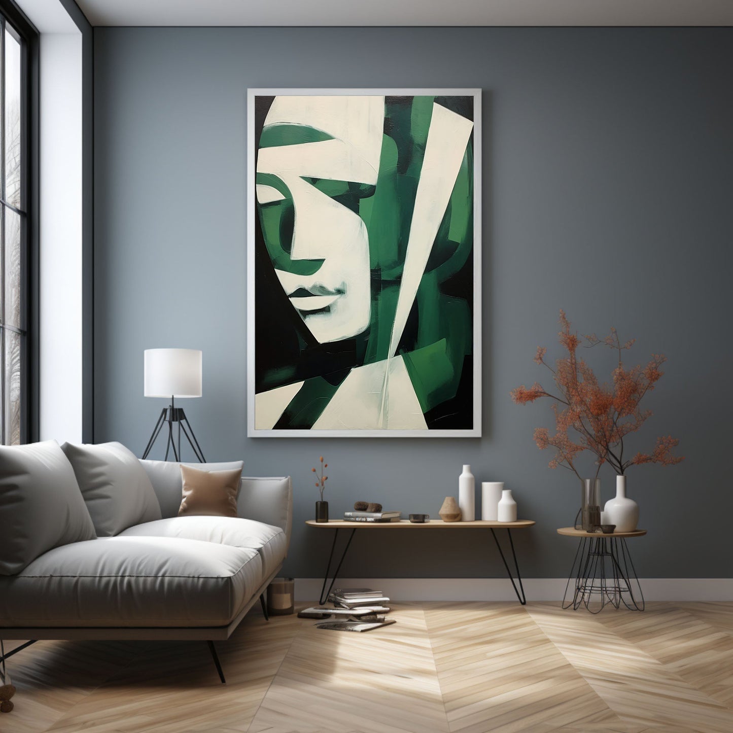 Jade Contemporary Minimalist Wall Art