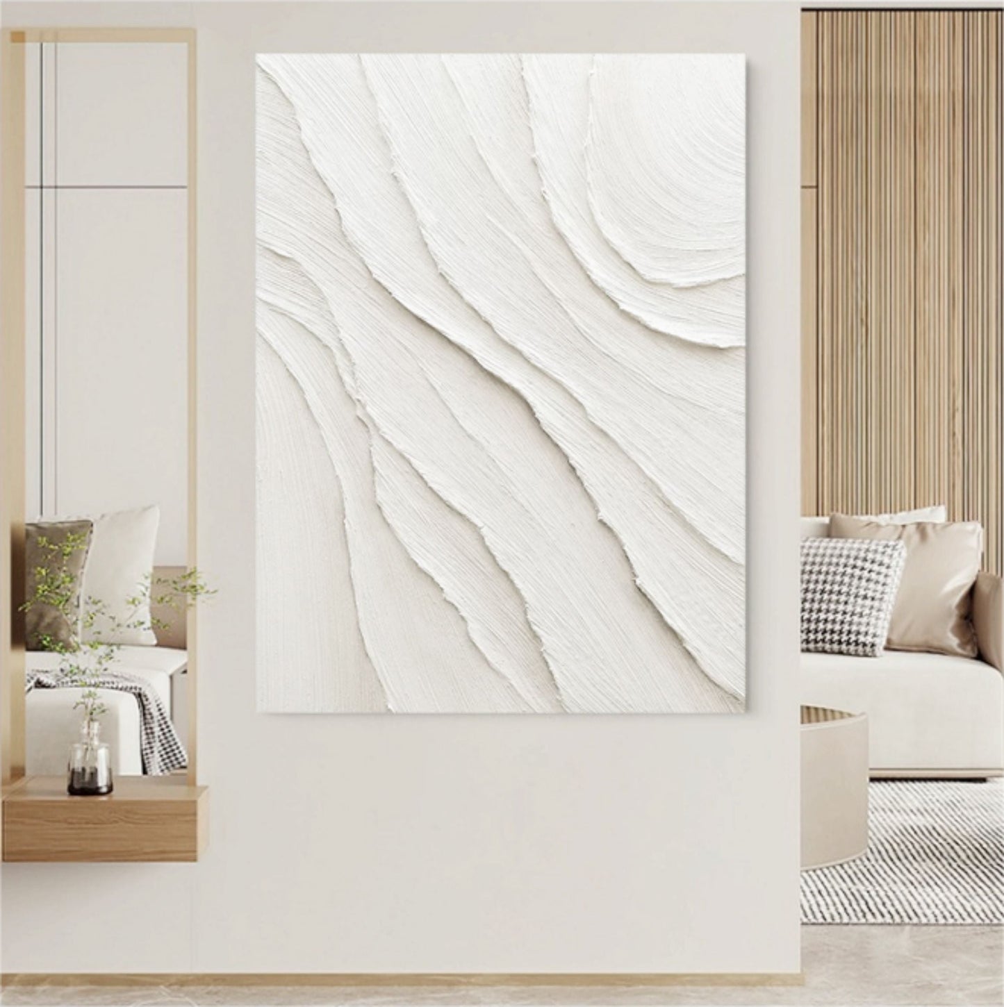 Pearl Plaster Art Texture Wall Art