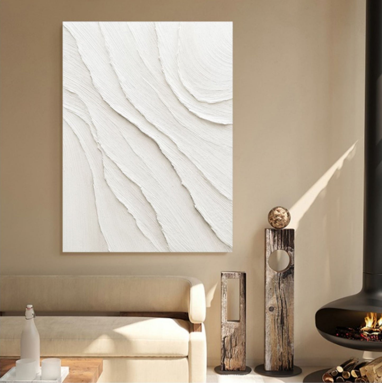 Pearl Plaster Art Texture Wall Art