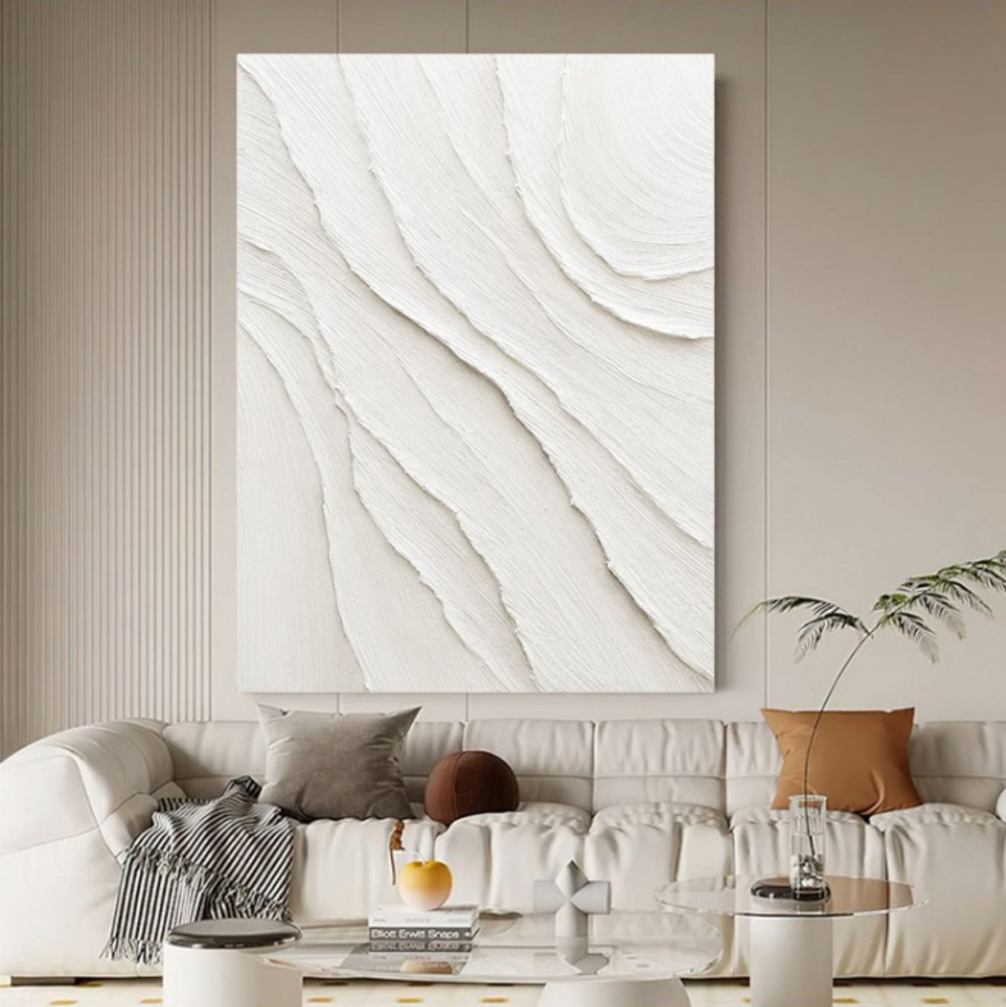 Pearl Plaster Art Texture Wall Art