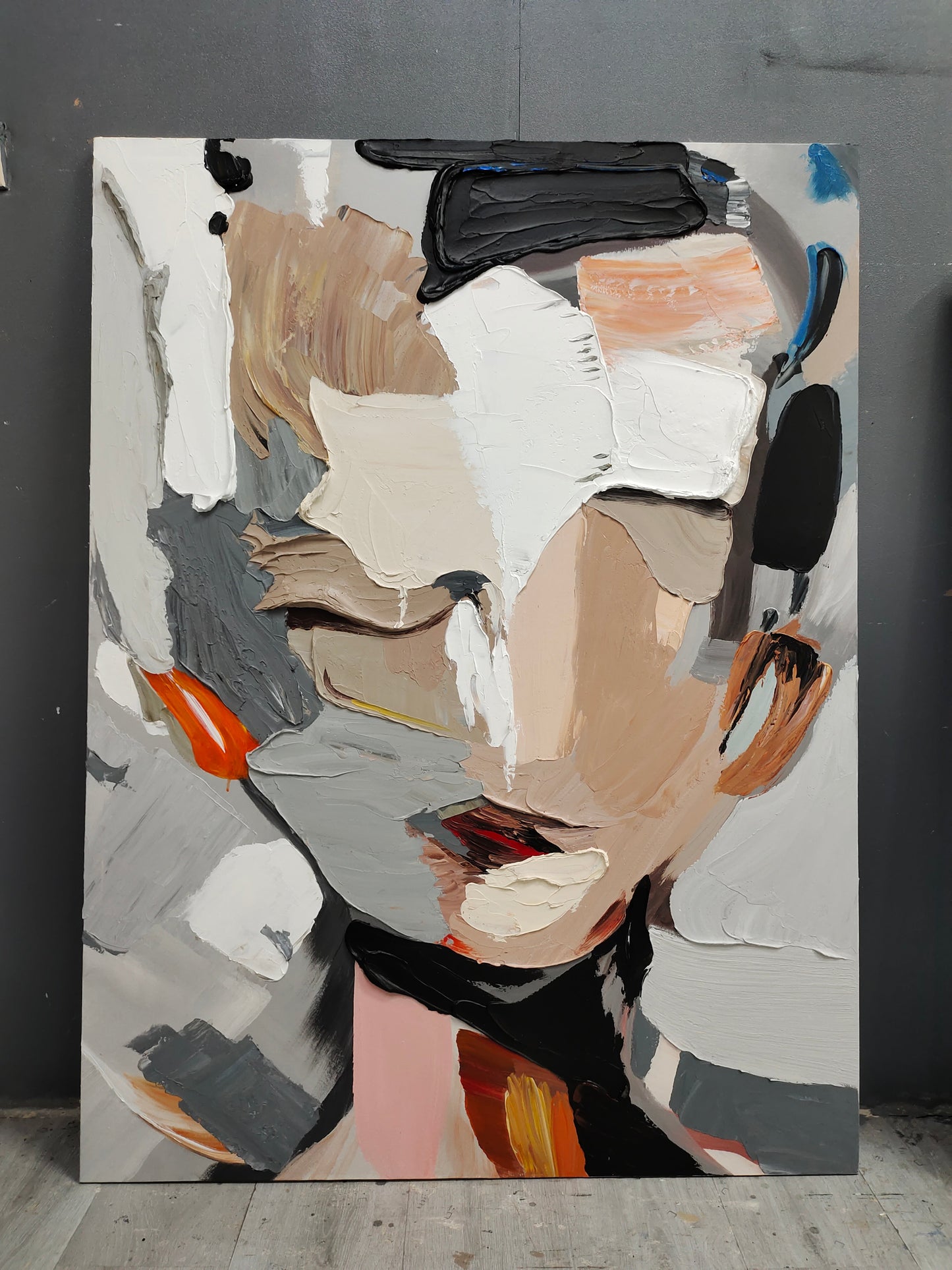 Elias Colorful Portrait Painting