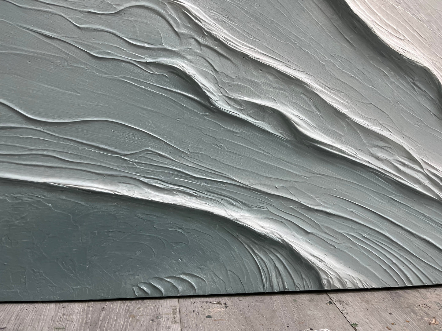 Cloudy Plaster Art Texture Painting