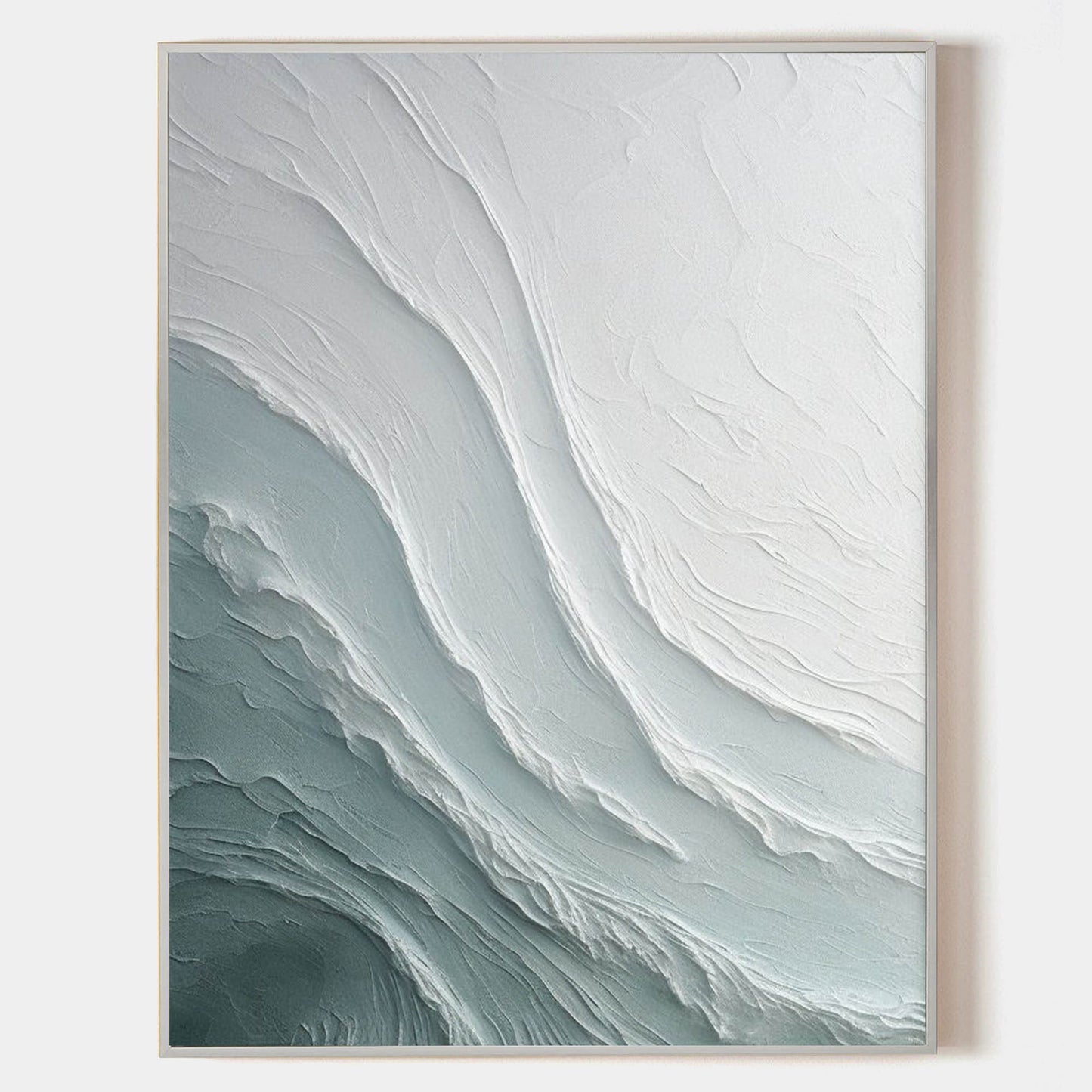 Wavy Plaster Art Texture Wall Art