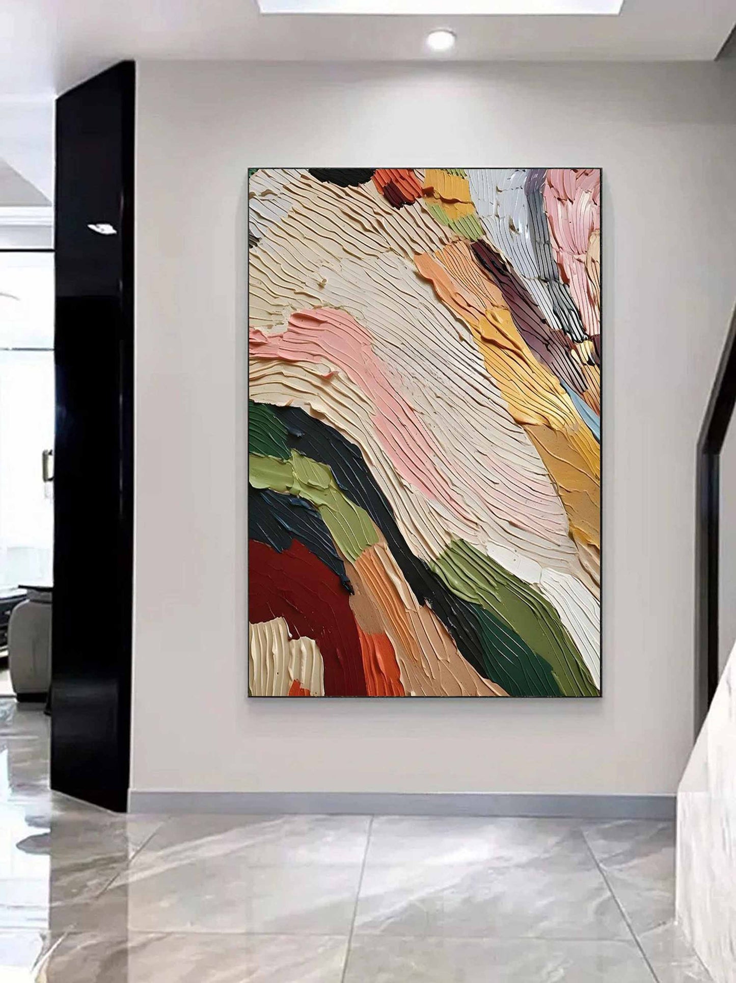 Caspian Colorful Painting Wall Art