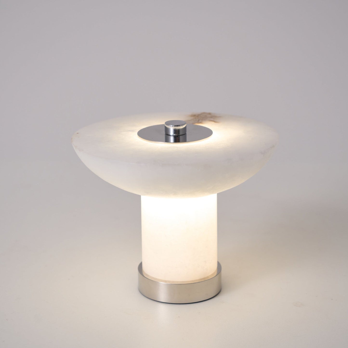 Eurnoran Mushroom Shaped Alabaster Table Lamp
