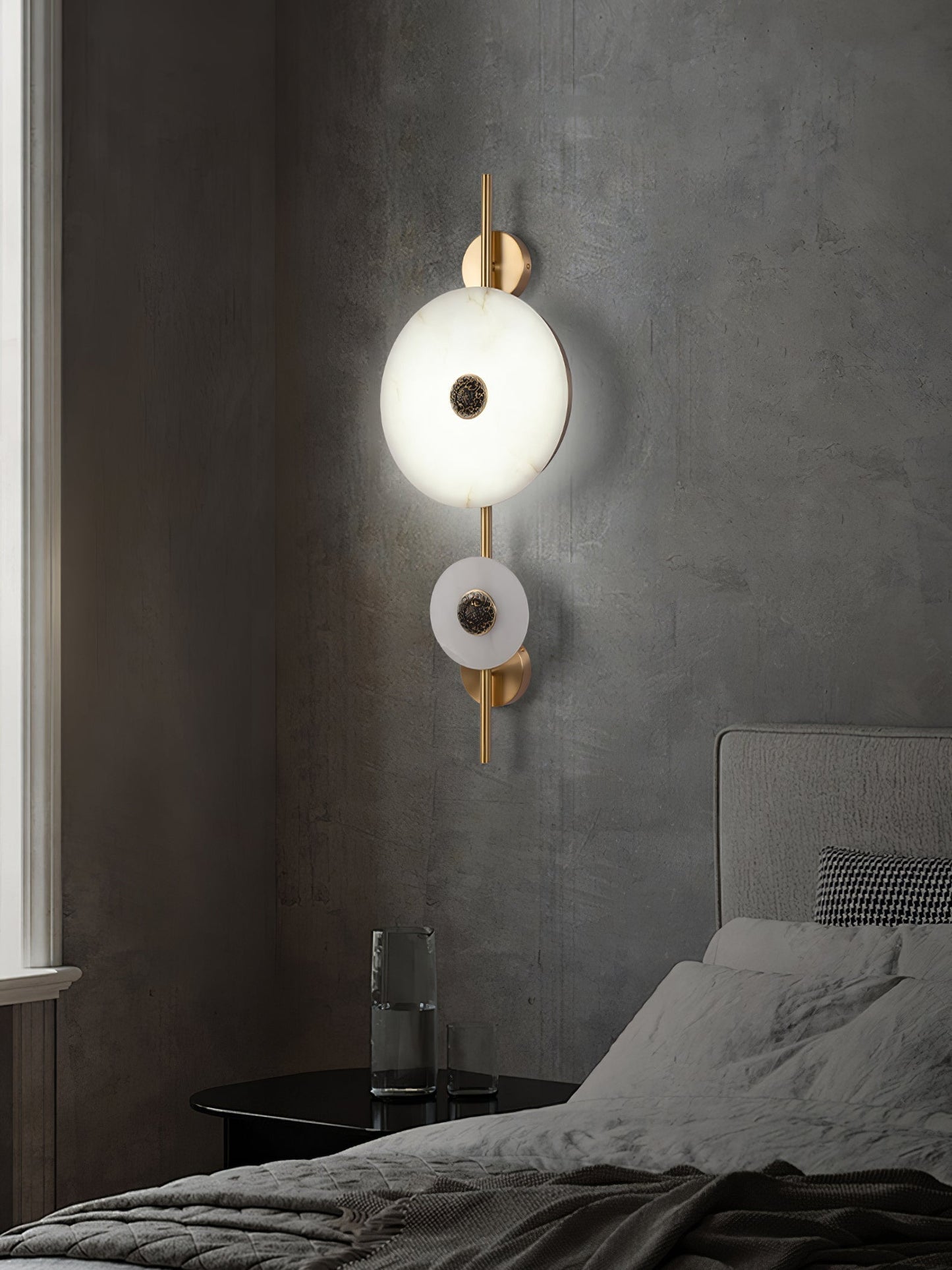 Evadne Alabaster Wall Lamp