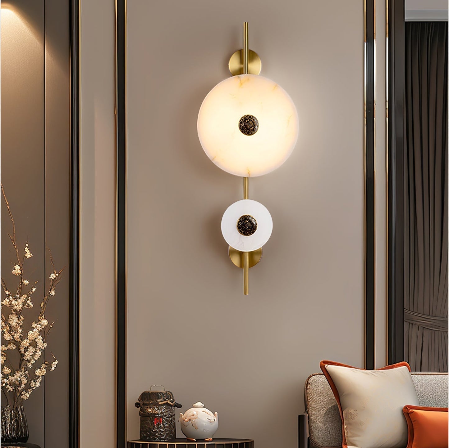Evadne Alabaster Wall Lamp