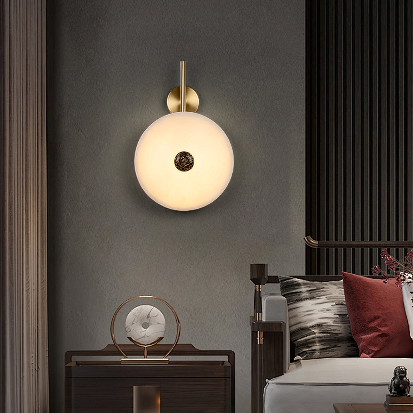 Evadne Alabaster Wall Lamp