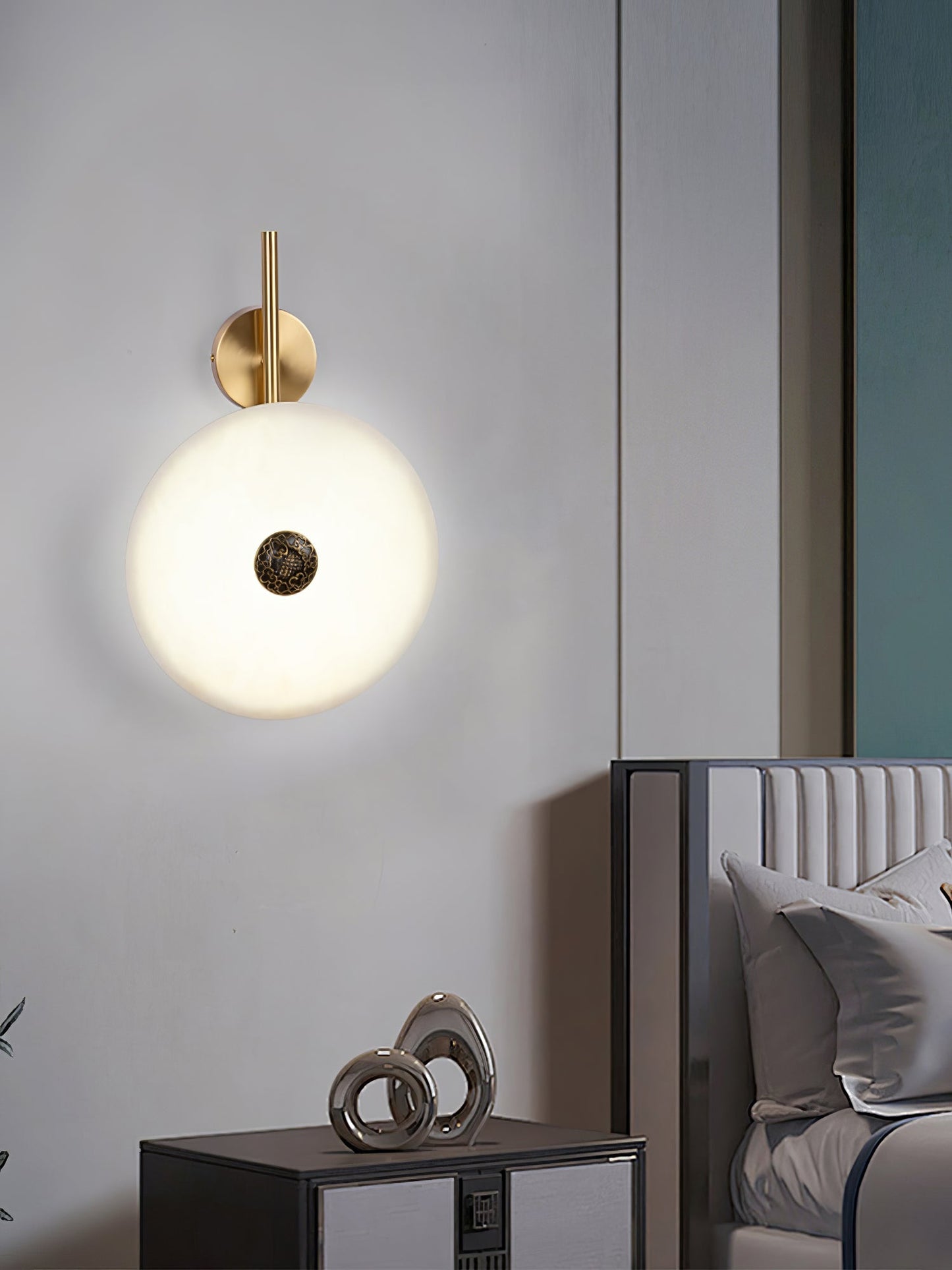 Evadne Alabaster Wall Lamp