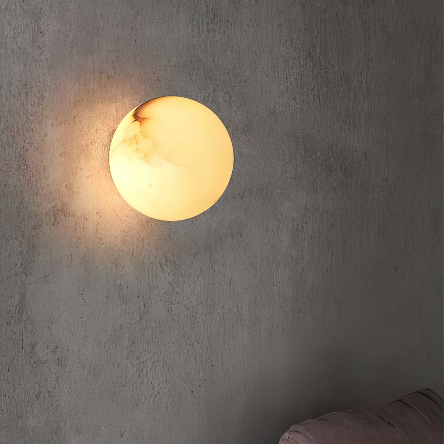 Vevinir Alabaster Globe Wall Light
