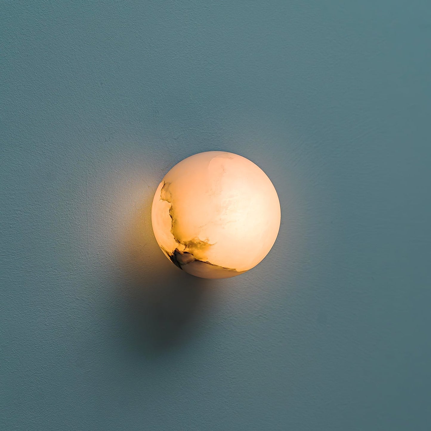 Vevinir Alabaster Globe Wall Light