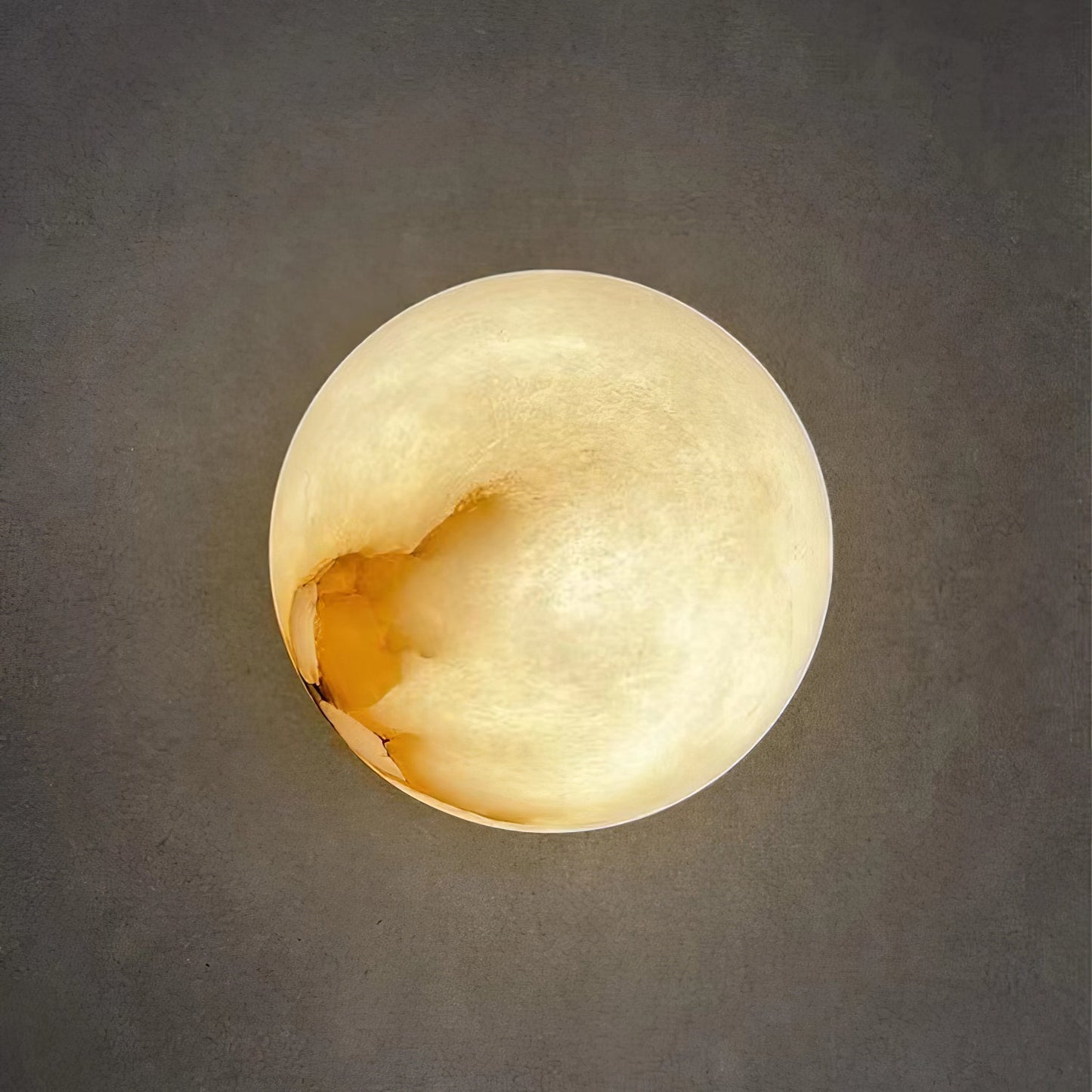Vevinir Alabaster Globe Wall Light