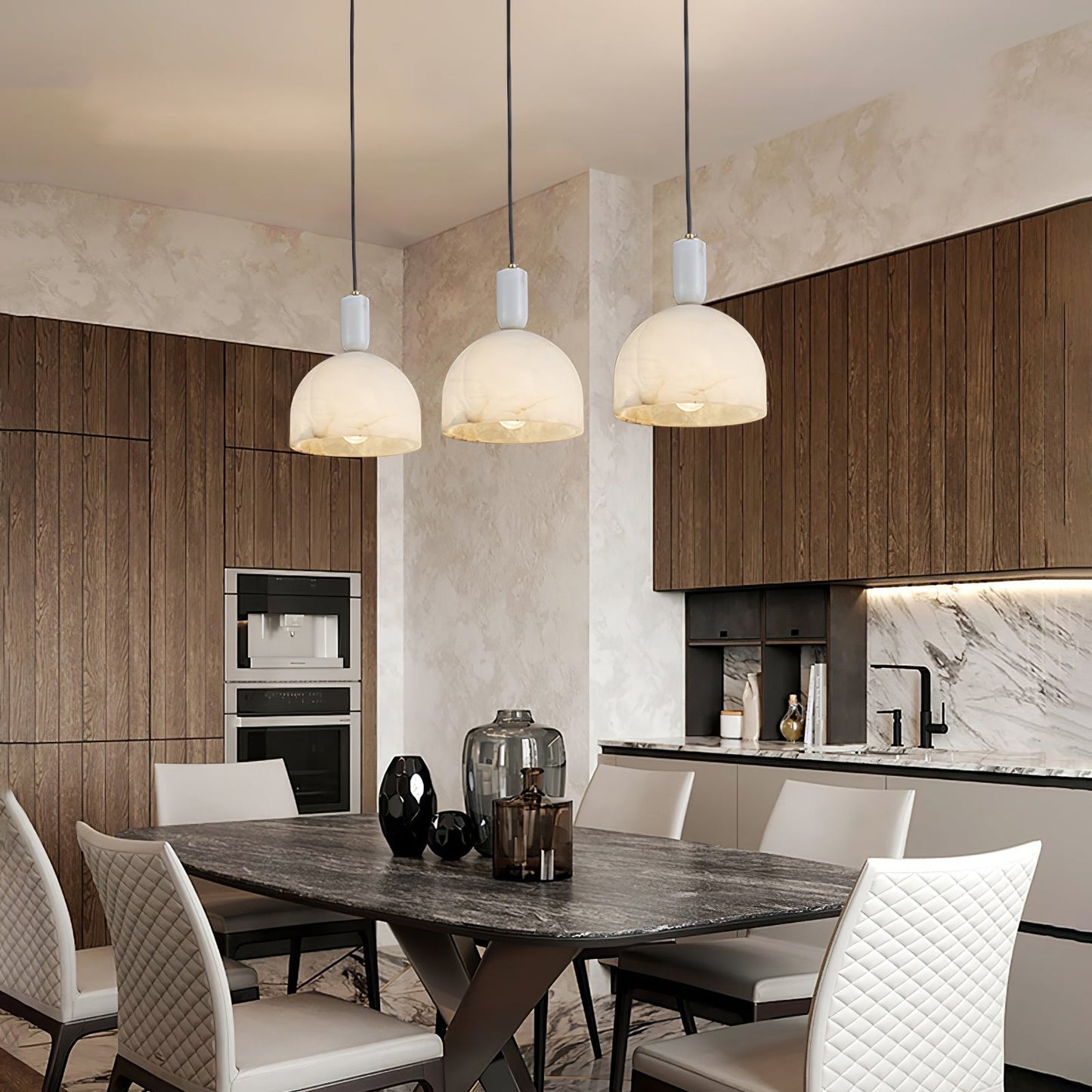Culiror Minimalist Alabaster Pendant Light
