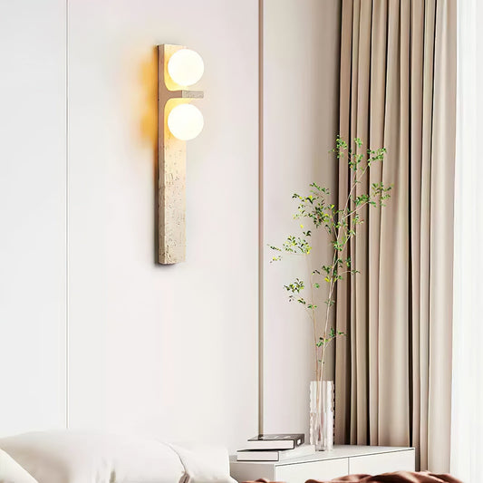 Cassiopeia Travertine Wall Light