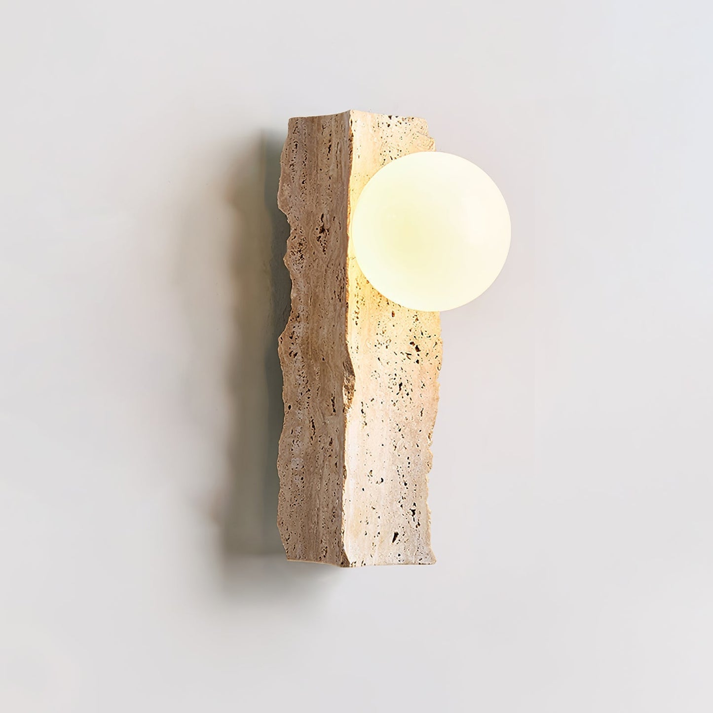 Elnoren Organic Travertine Wall Light