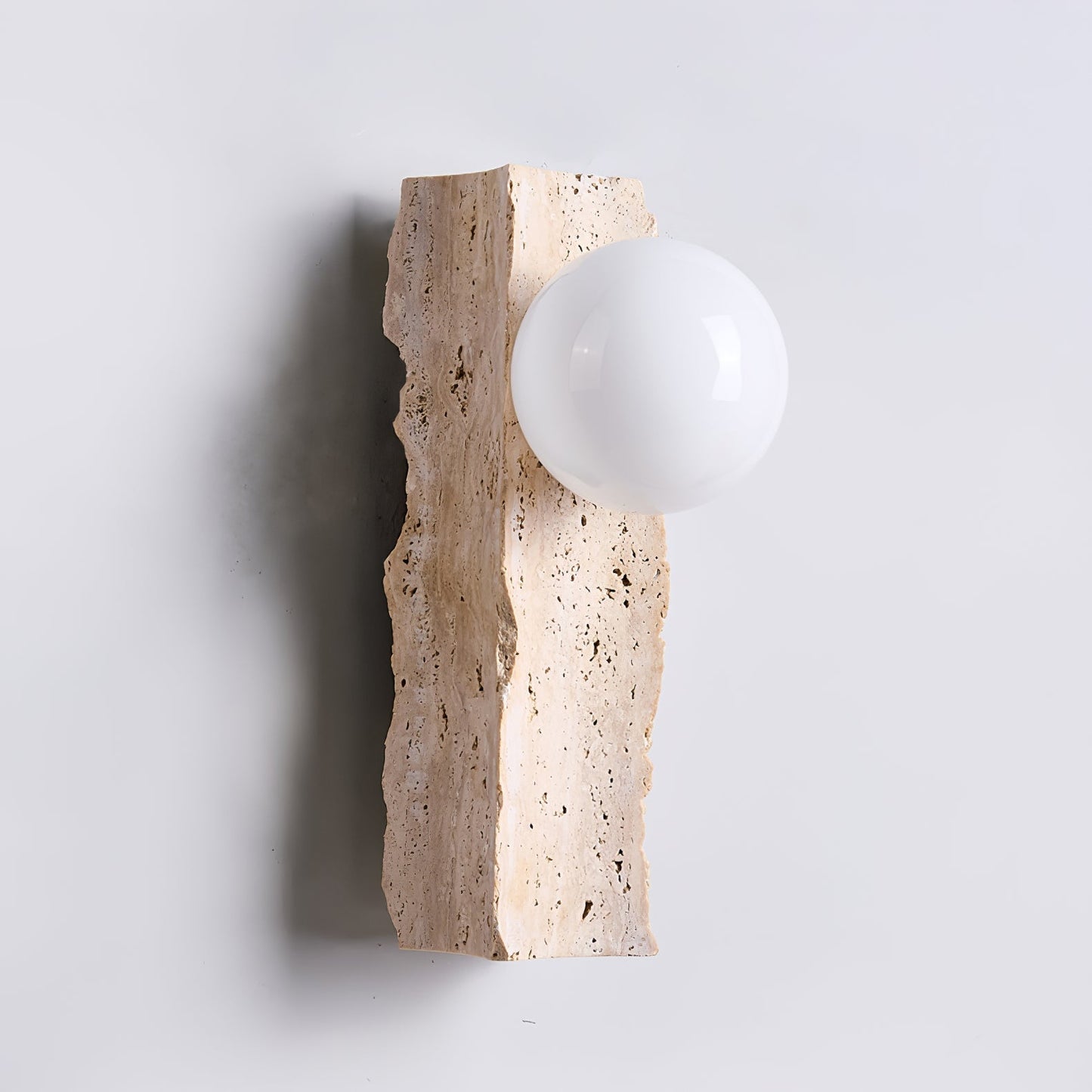 Elnoren Organic Travertine Wall Light