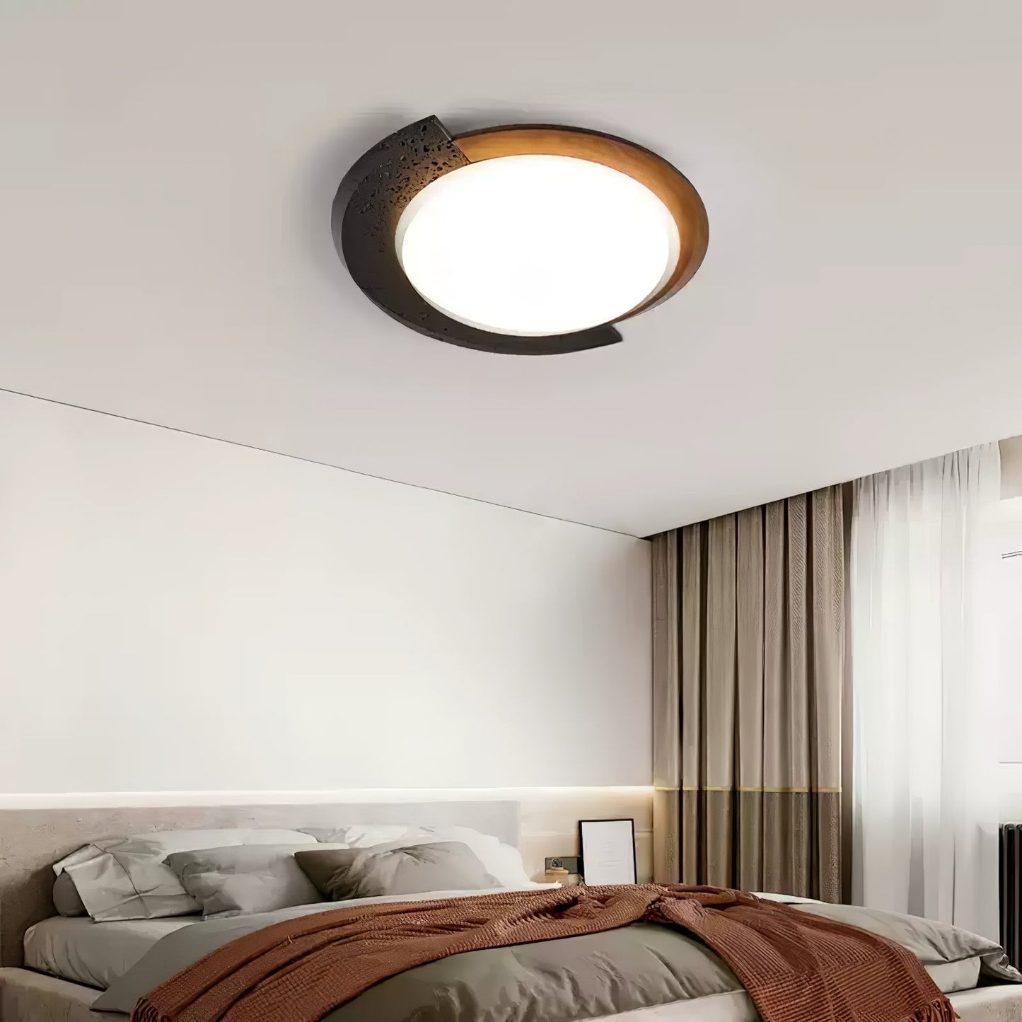 Ulvinor Asymmetrical Travertine Ceiling Light