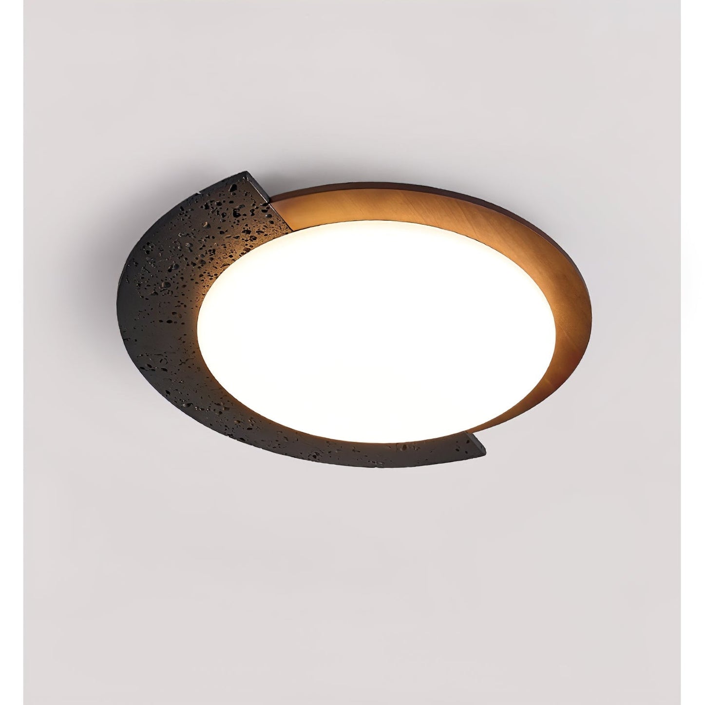 Ulvinor Asymmetrical Travertine Ceiling Light