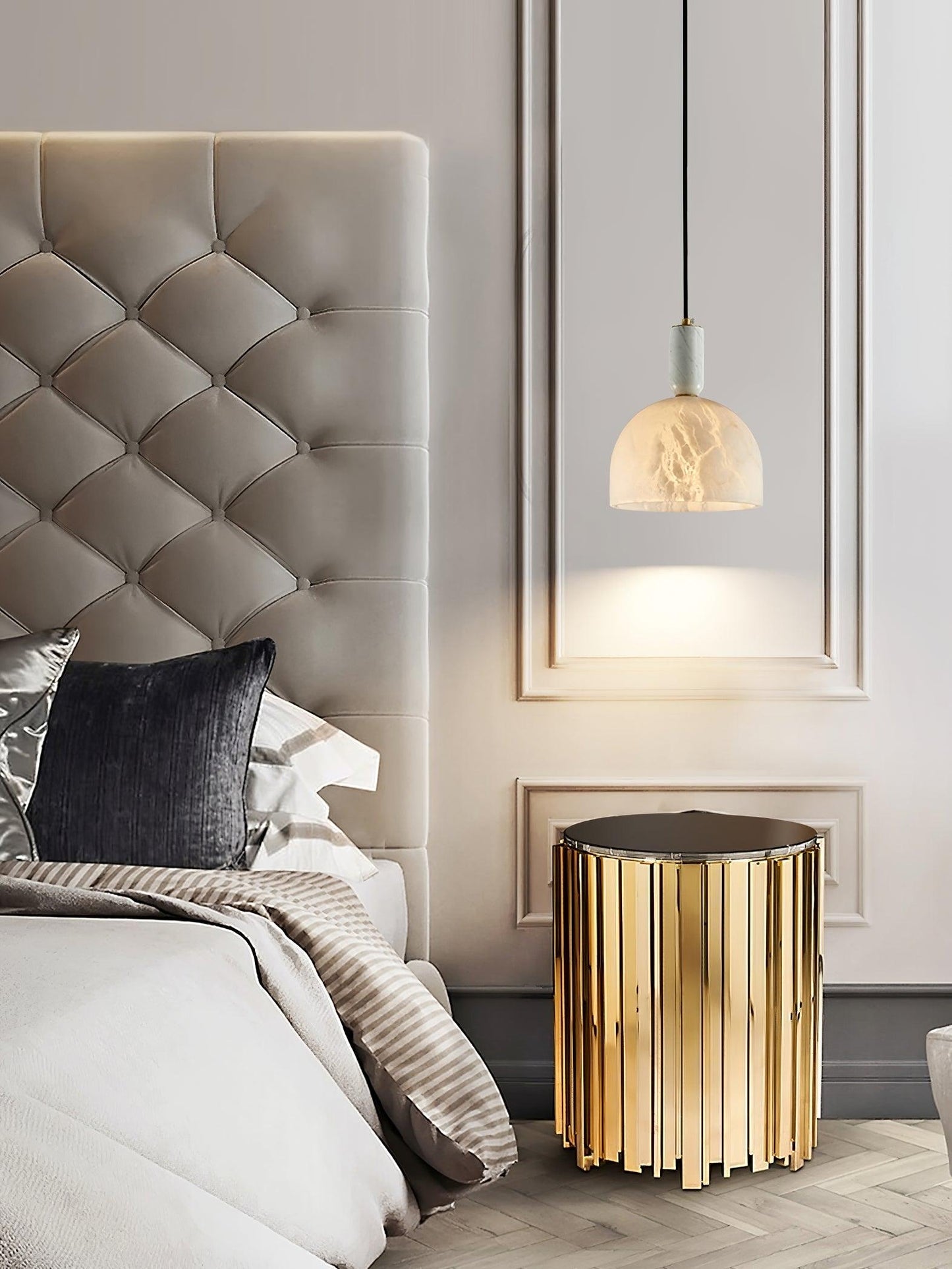 Culiror Minimalist Alabaster Pendant Light