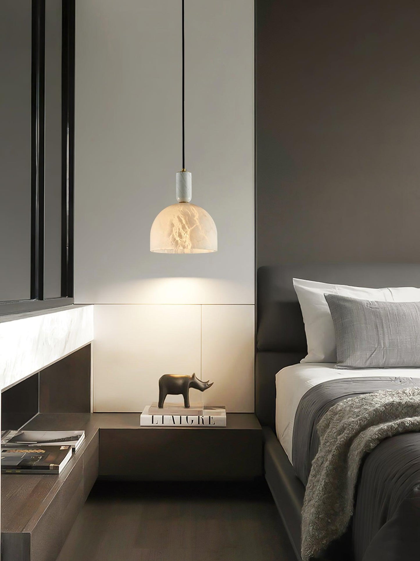 Culiror Minimalist Alabaster Pendant Light