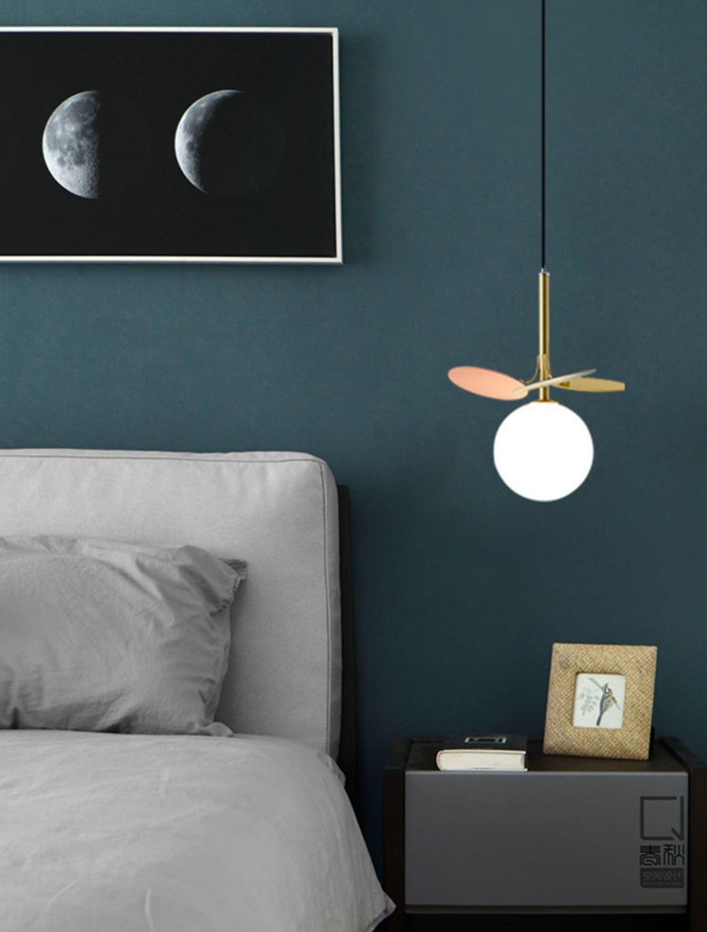 Ivphaus Glass Pendant Light