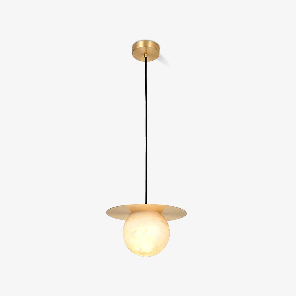 Nyvelyra Sphere Alabaster Pendant Light