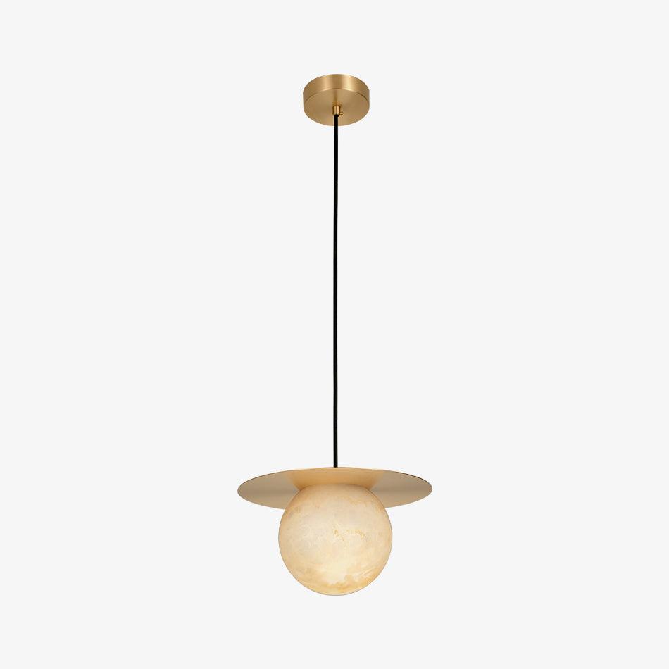 Nyvelyra Sphere Alabaster Pendant Light