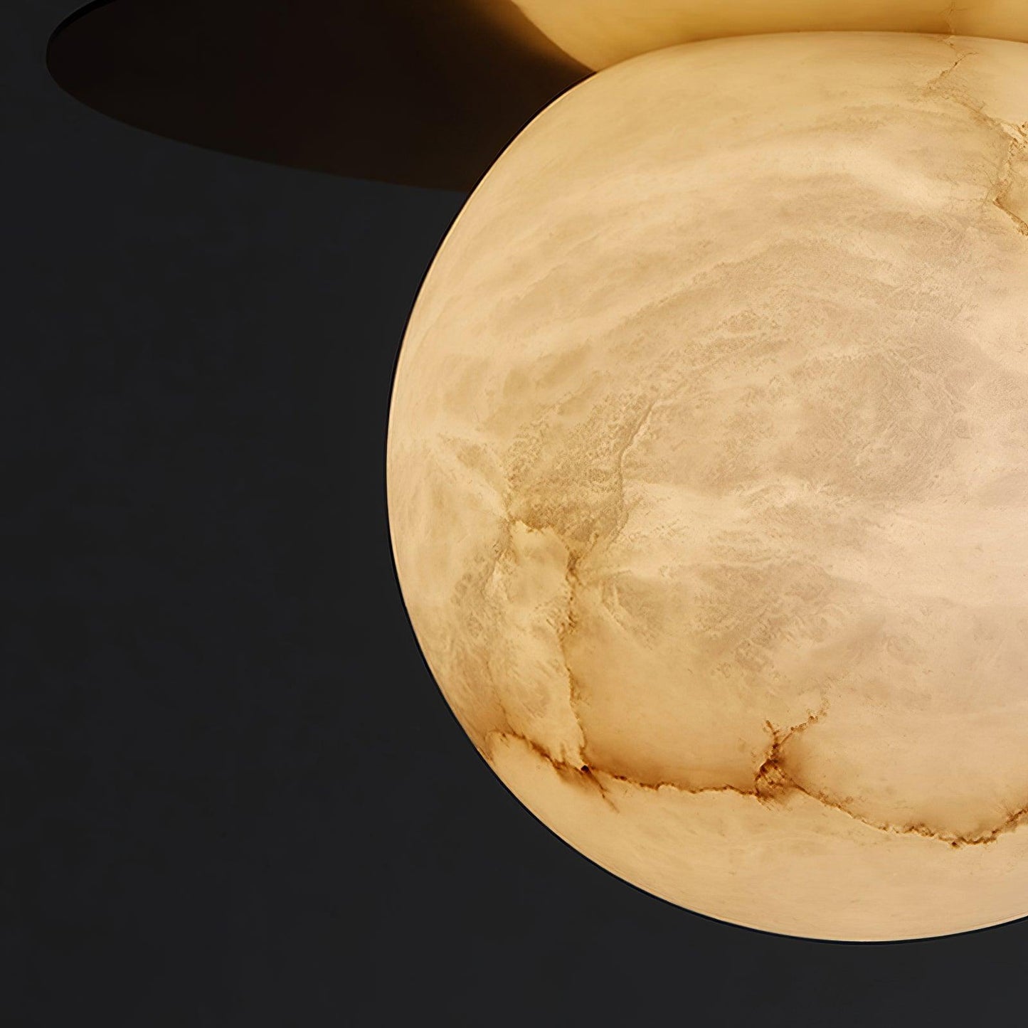 Nyvelyra Sphere Alabaster Pendant Light