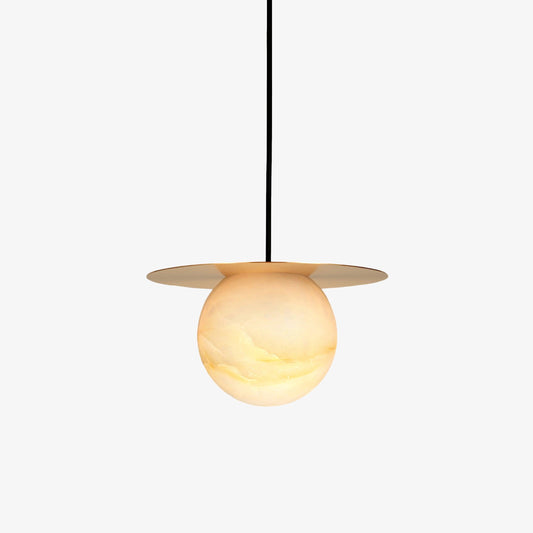 Nyvelyra Sphere Alabaster Pendant Light
