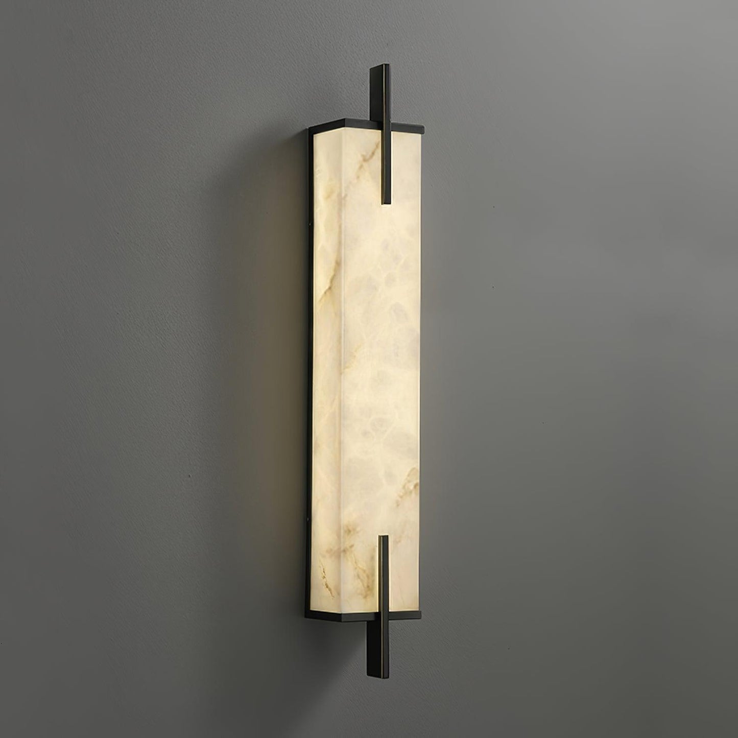 Aurcarir Rectangular Alabaster Wall Light