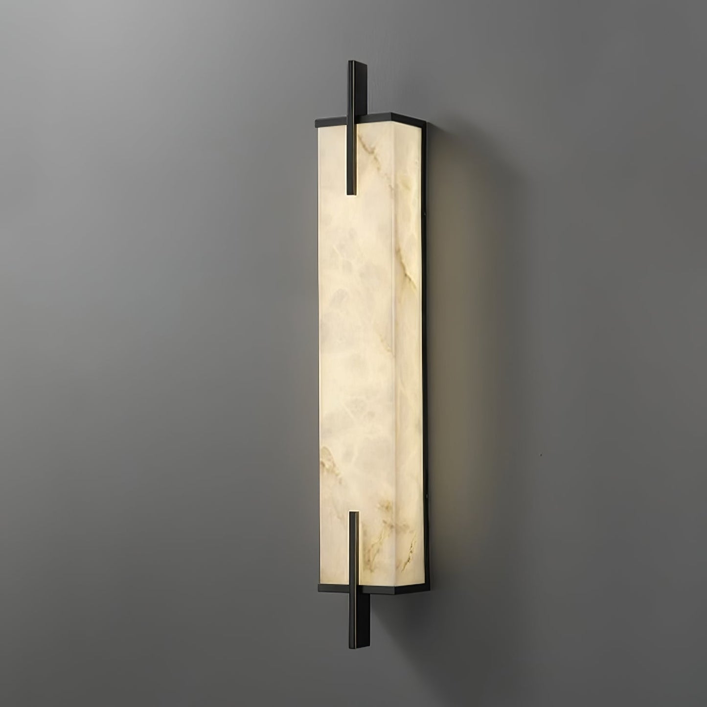 Aurcarir Rectangular Alabaster Wall Light