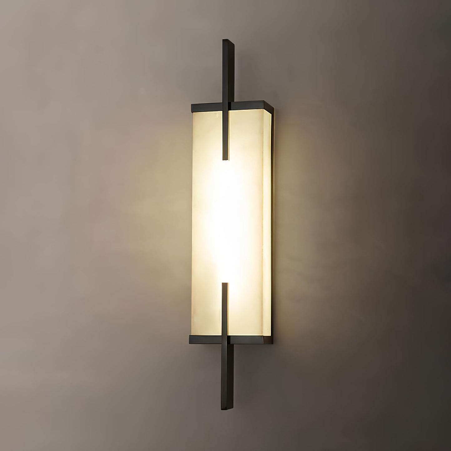 Aurcarir Rectangular Alabaster Wall Light