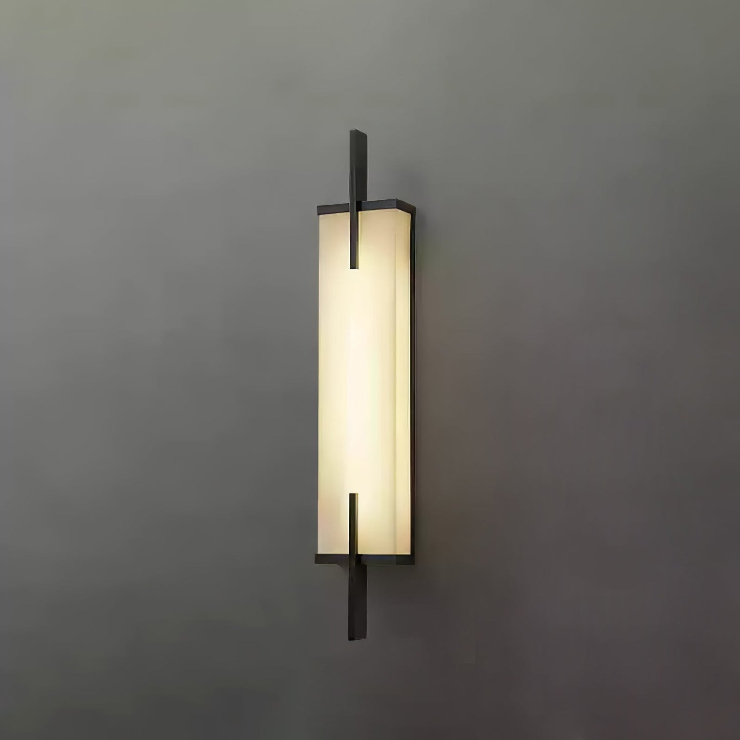 Aurcarir Rectangular Alabaster Wall Light