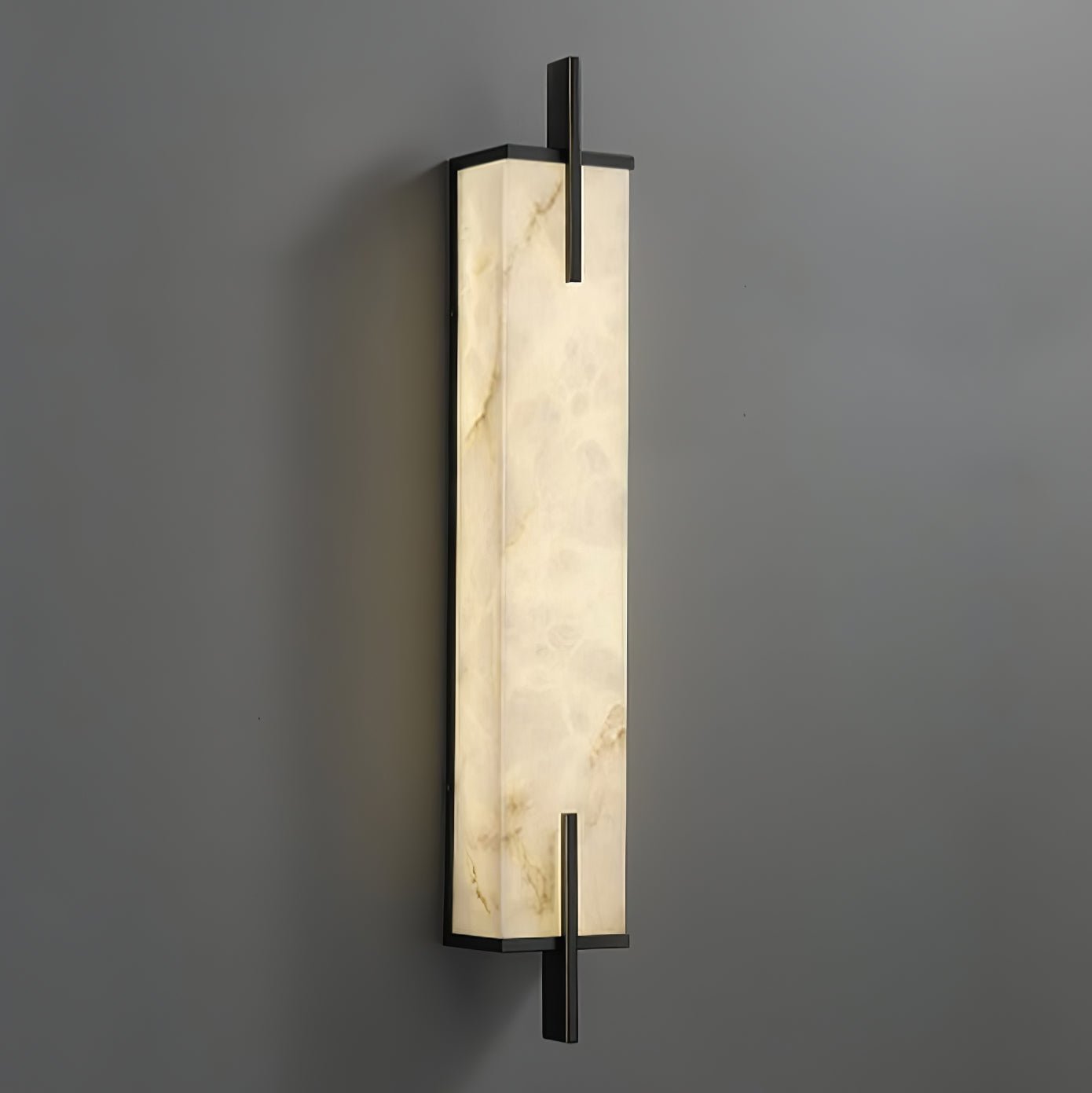 Aurcarir Rectangular Alabaster Wall Light