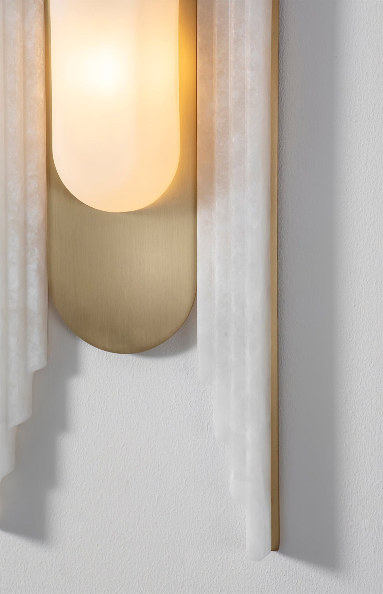 Sytalion Arch Alabaster Wall Light