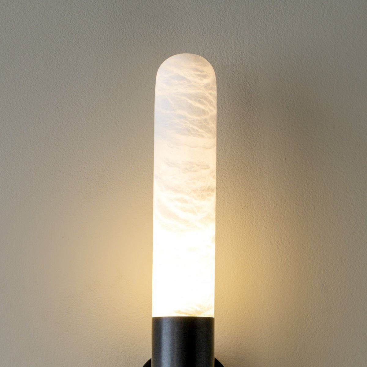 Evtalos Cylinder Alabaster Wall Light