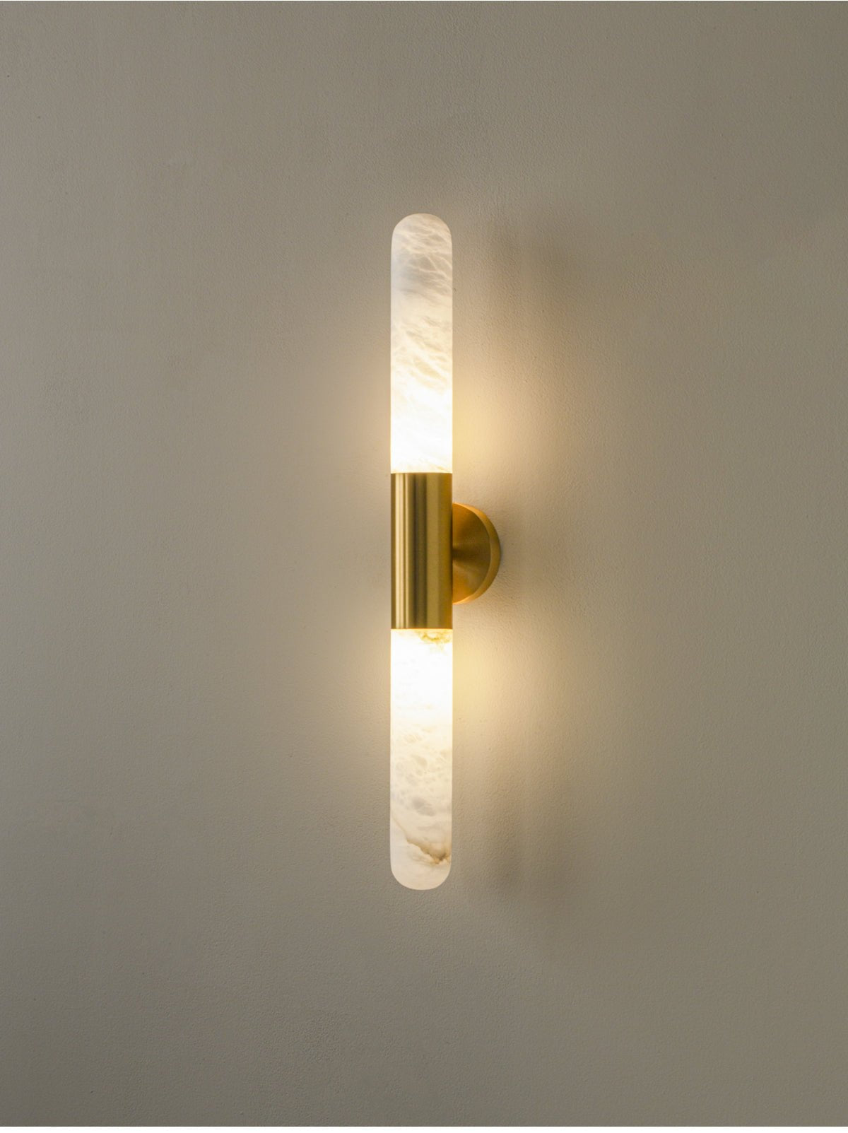 Evtalos Cylinder Alabaster Wall Light