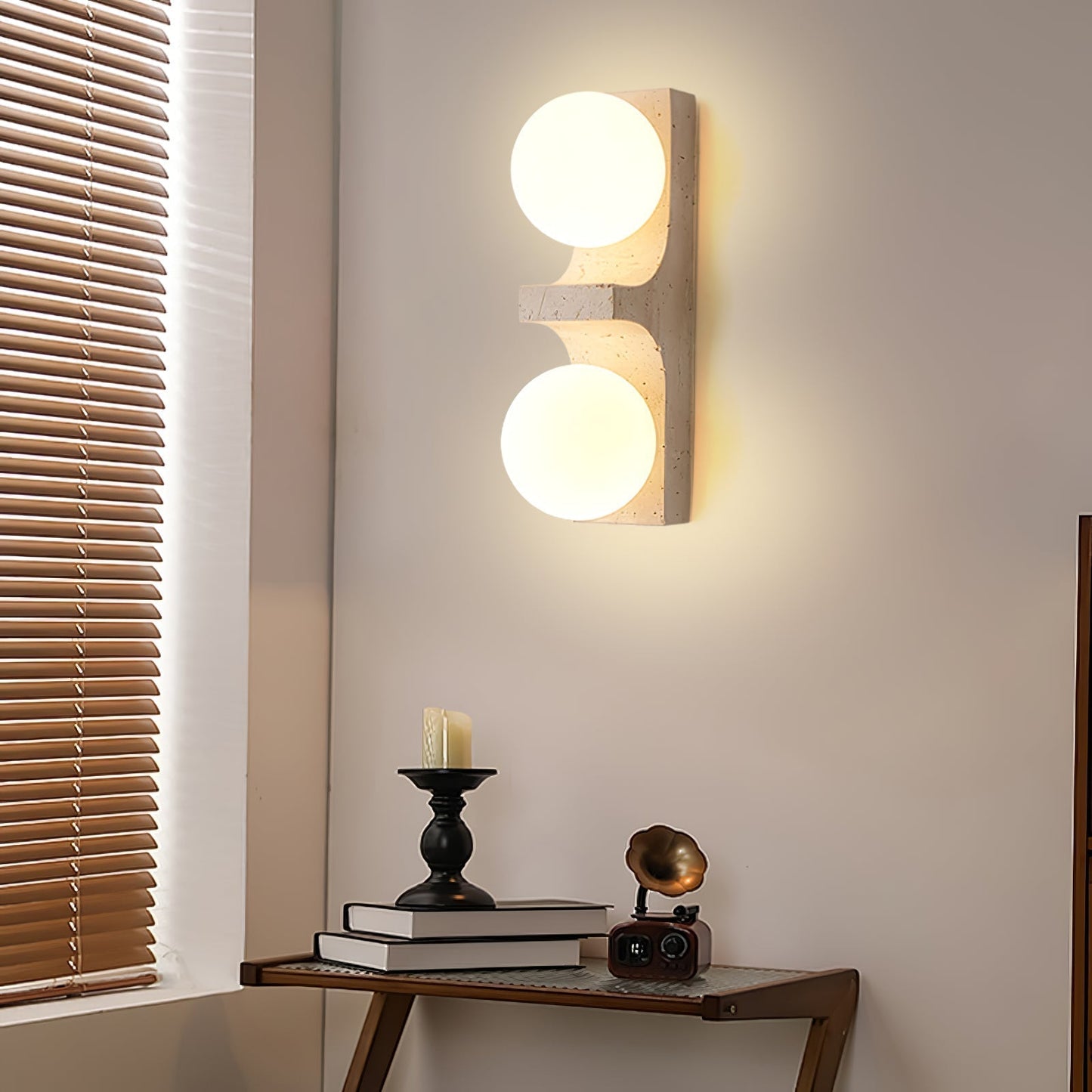 Umiren Travertine Wall Light