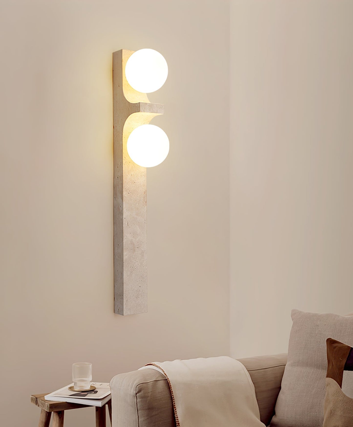 Umiren Travertine Wall Light
